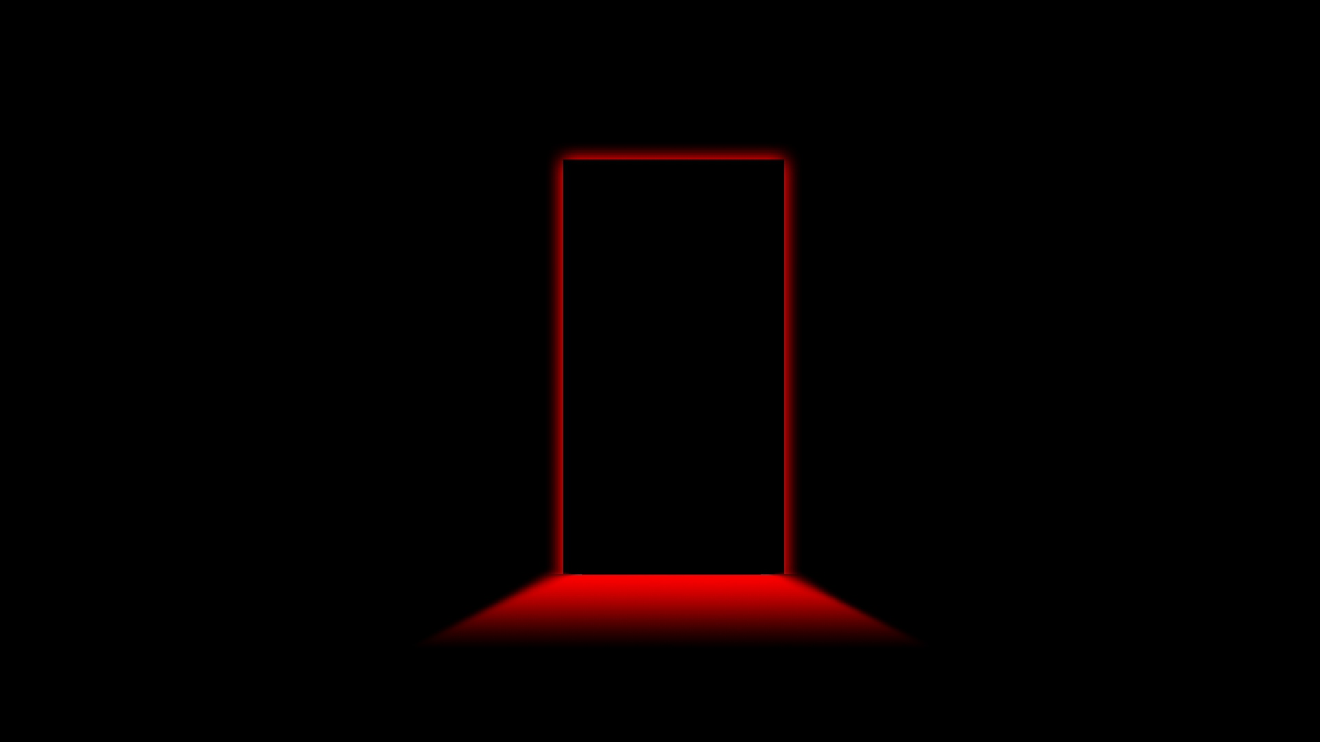 1920x1080 Door Light Shadow Black Red Wallpaper Background 1920x1080