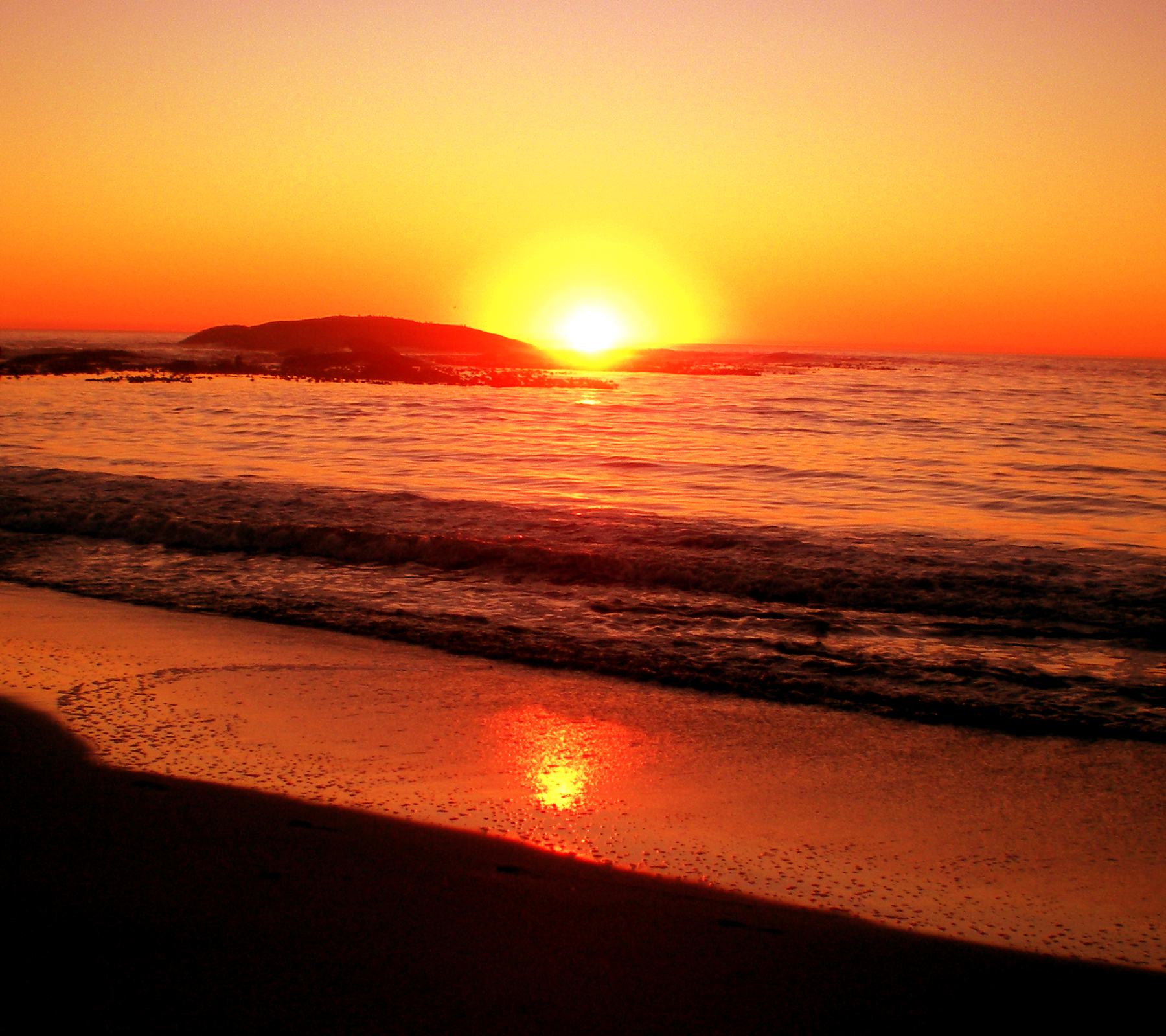 Beach Sunset Background 1800x1600 1800x1600