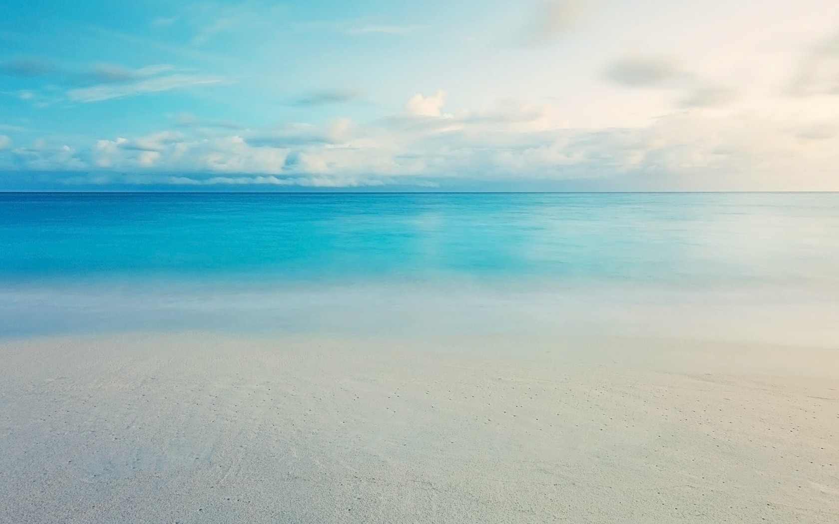 Calm blue ocean wallpaper 14485 1680x1050