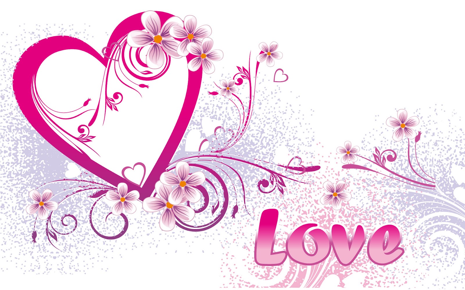 Cute Pink Colour Love Valentines Day Wallpapers 1600x1000