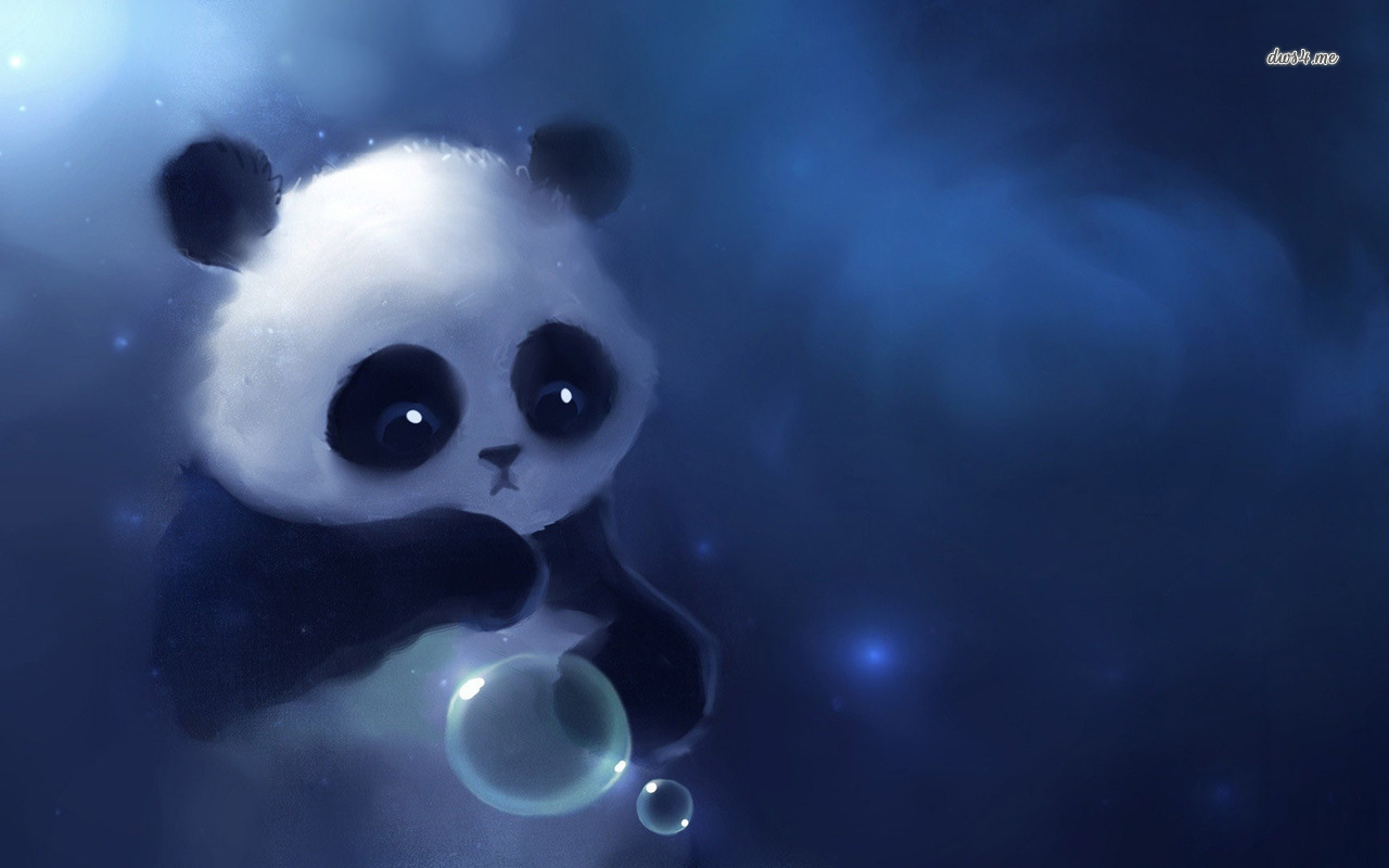 Pics Photos   Cute Panda Baby Background Hd Wallpaper Cute 1280x800