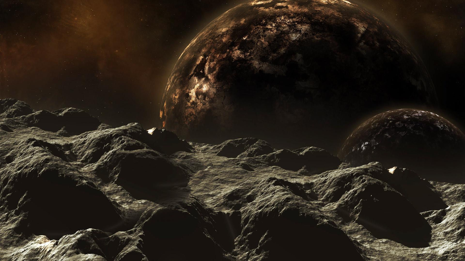 Space dark planet HD 1920x1080 1920x1080