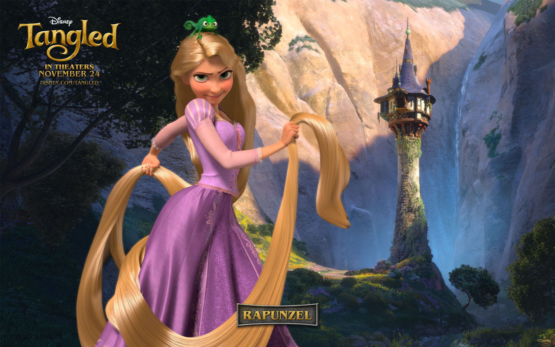 Tangled Disney Wallpaper   Princess Rapunzel from Tangled Wallpaper 1920x1200