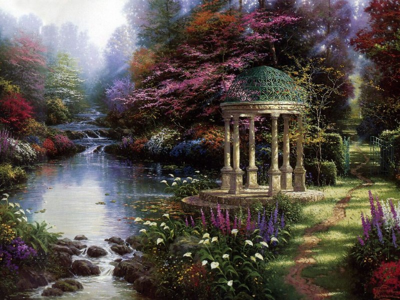 thomas kinkade disney hd wallpaperswidescreen desktop backgrounds 800x600