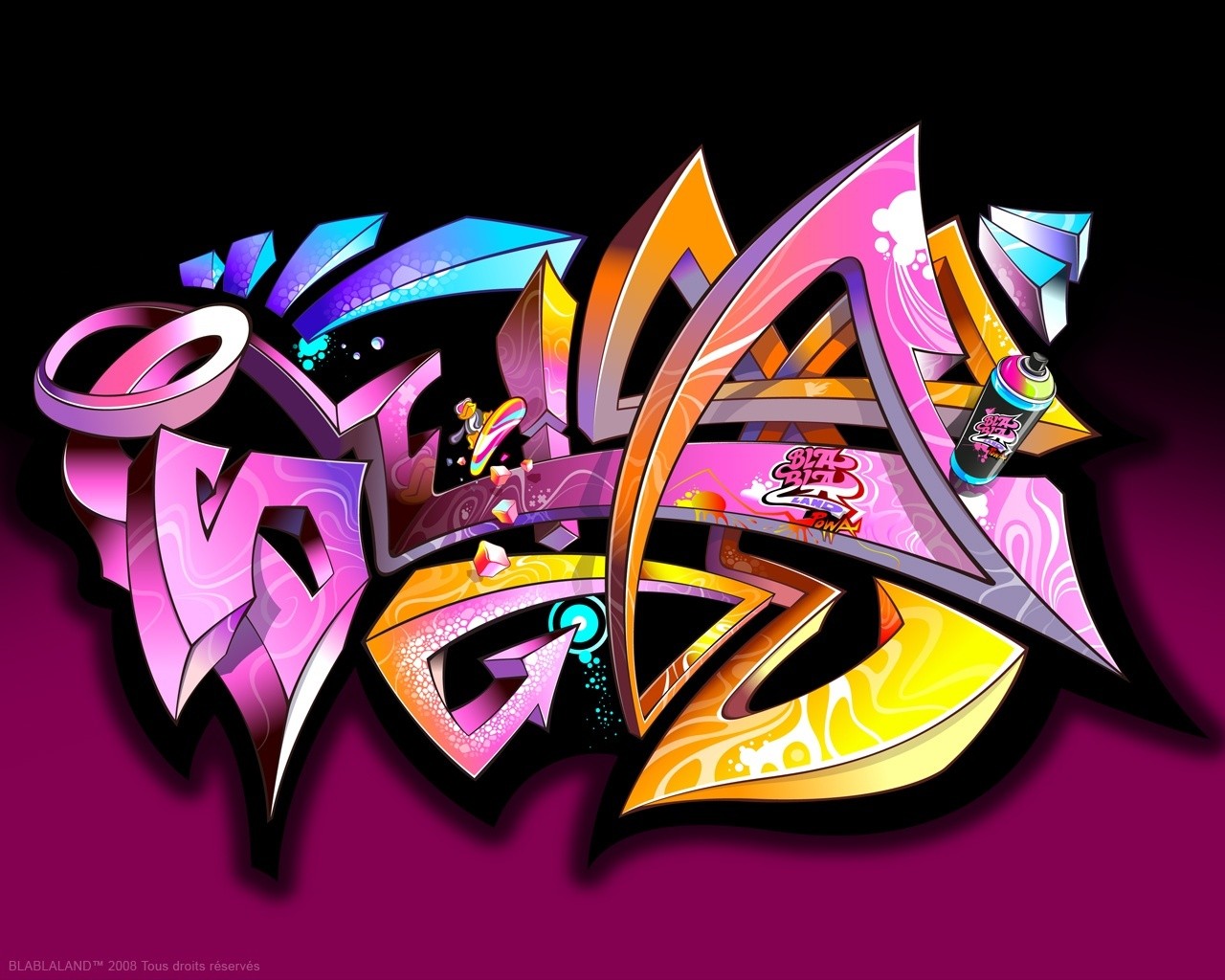 Download Abstract Graffiti Wallpaper 1280x1024 Wallpoper 1280x1024
