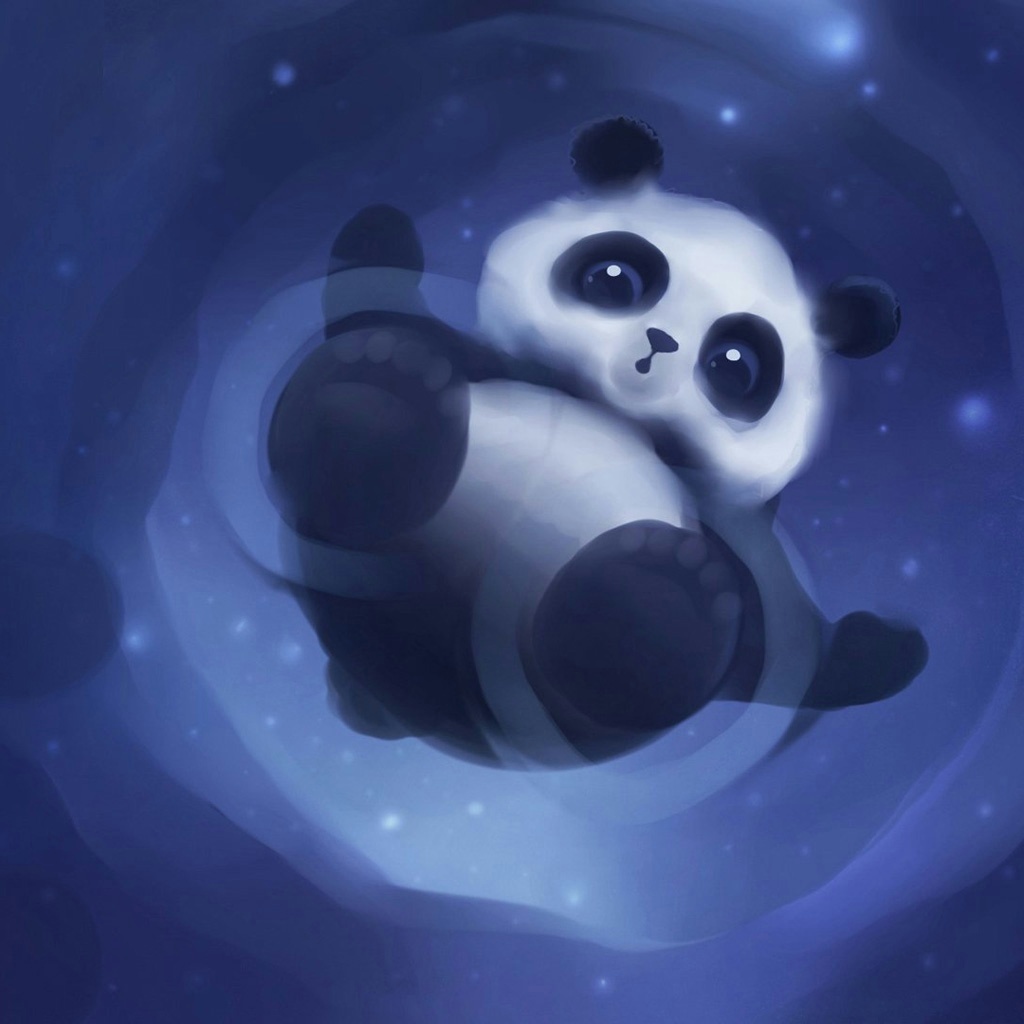 Pics Photos   Cute Panda Background 1024x1024