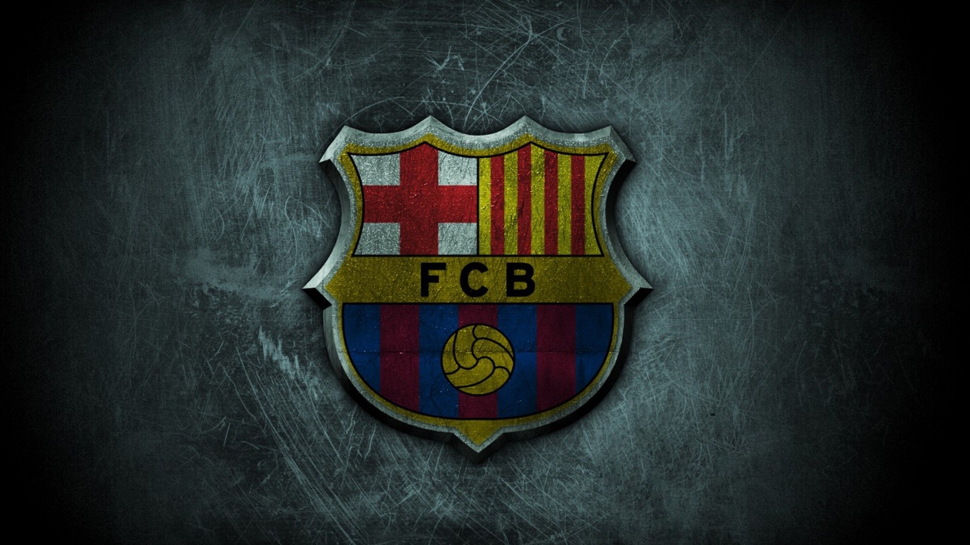 Barcelona FC Football Logo HD Wallpaper of Football   hdwallpaper2013 1920x1080