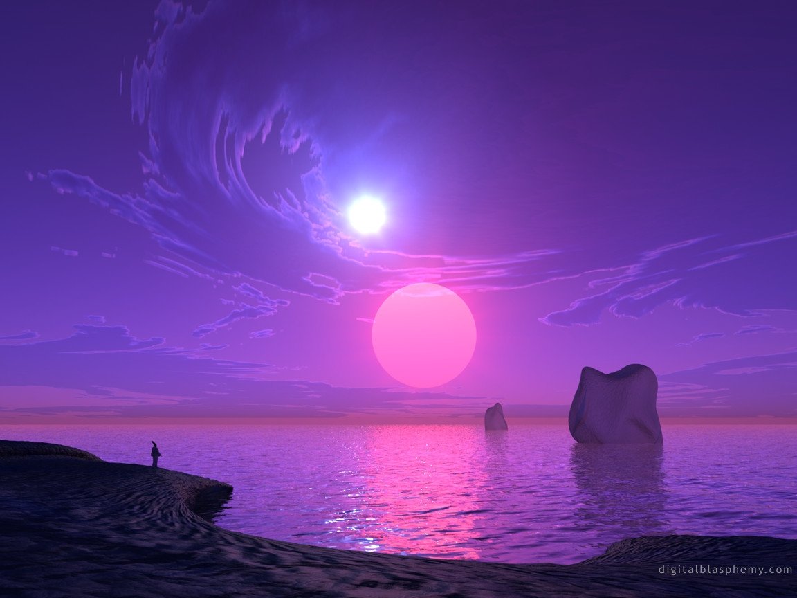 purple sunset   Purple Wallpaper 28992530 1152x864