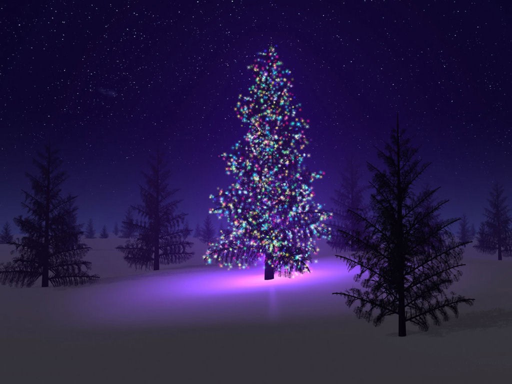 Christmas Tree Desktop Wallpapers Christmas Tree Images 1024x768