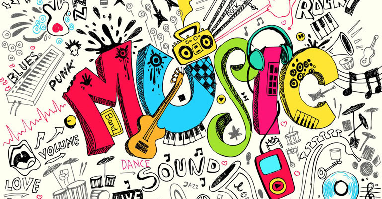 Designs Music Music Abstract Wallpaper 769x400