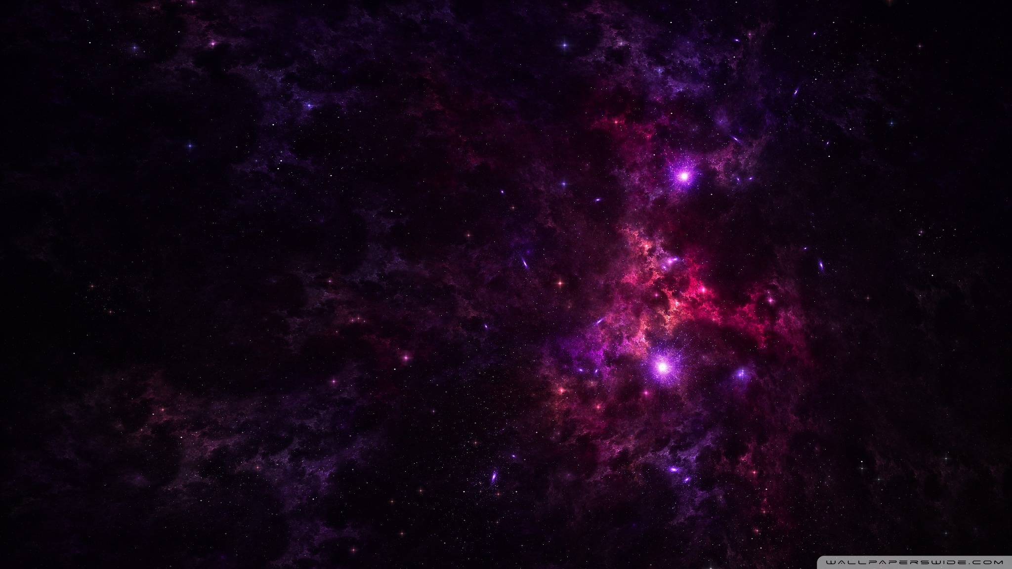 Purple Stars 4K HD Desktop Wallpaper for 4K Ultra HD TV