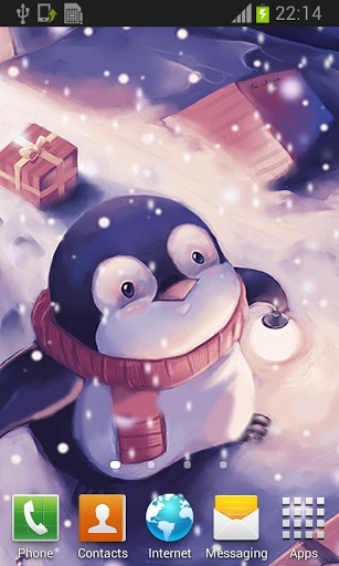 View bigger   Cute Peguin Run Live Wallpaper for Android screenshot 307x512