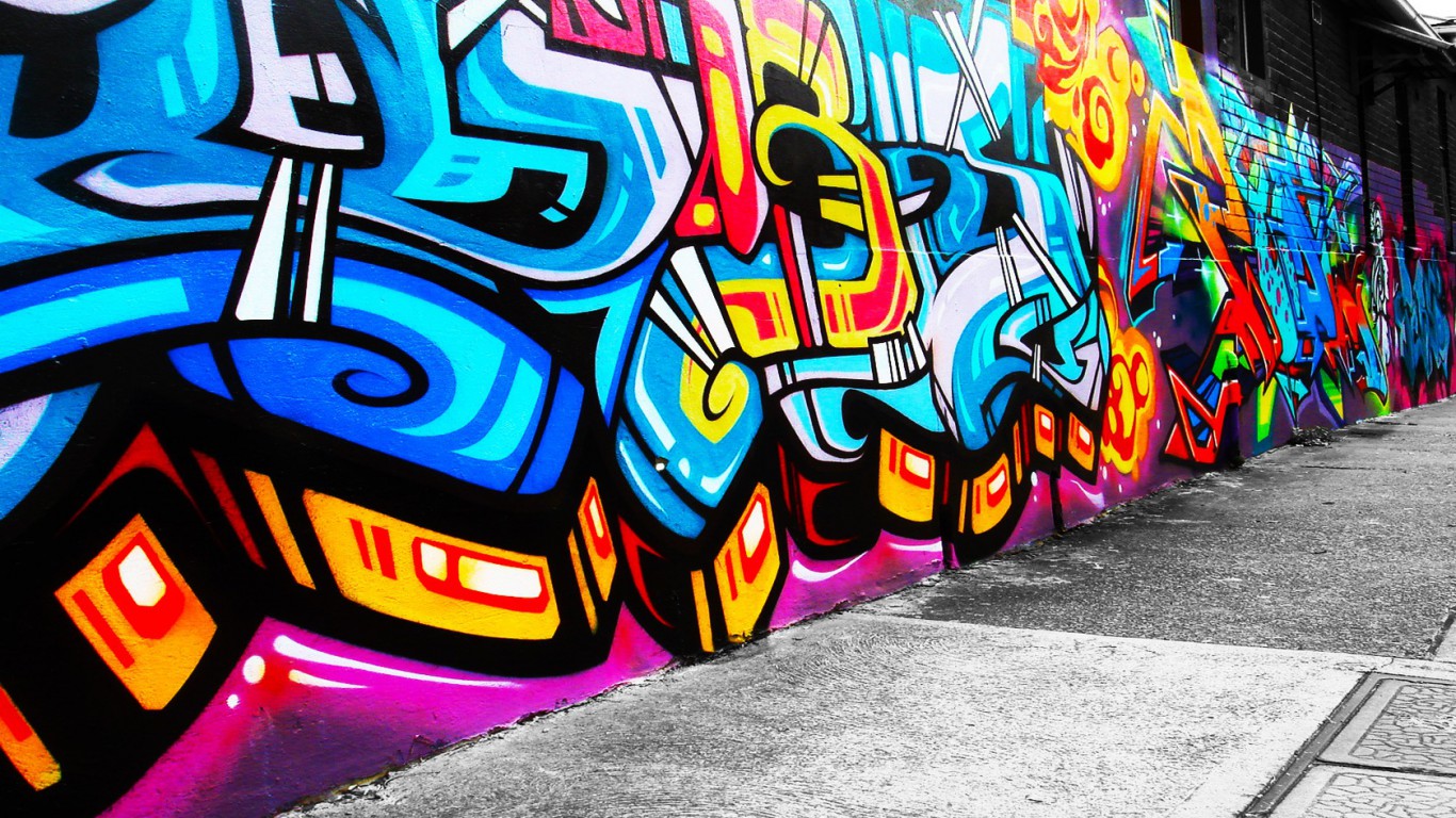 abstract graffiti wallpaper which is under the abstract wallpapers 1366x768