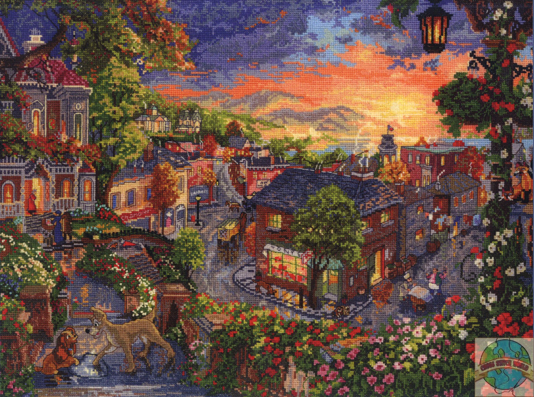 Thomas Kinkade Disney Wallpaper Tangled images 1850x1375