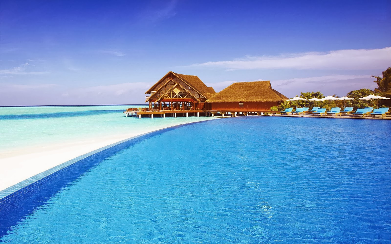 HD Maldives Sun Island Beach Wallpapers   Wallpapers 1600x1000