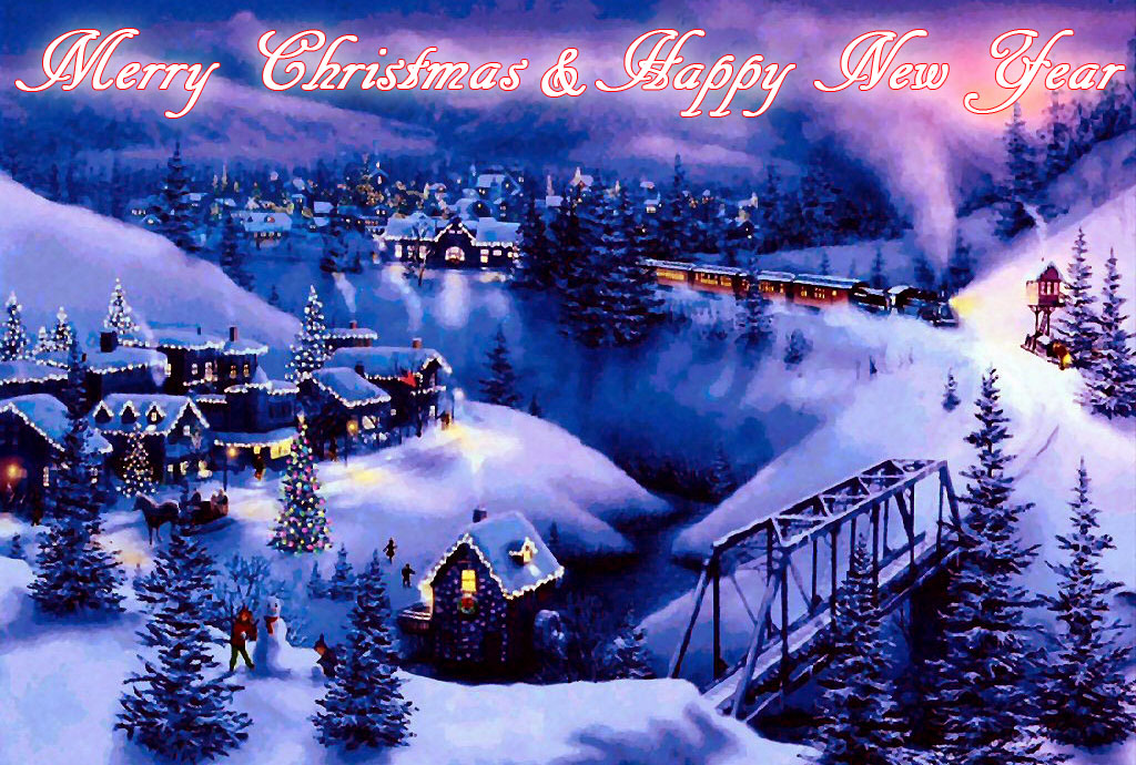  New Year 2014 Christmas 2013 Greeting Cards E Cards Wallpapers 1024x690