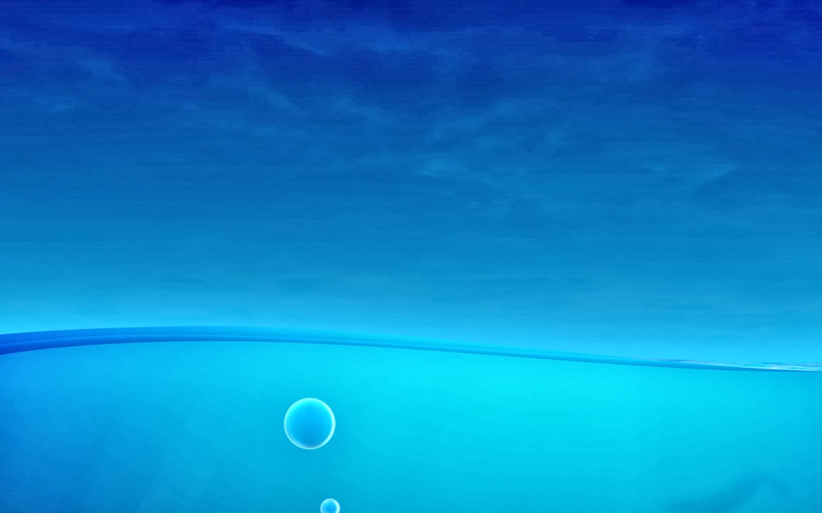 Blue Ocean Background 1600x1000