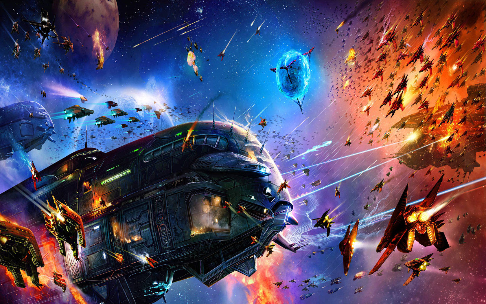  Sci Fi Space War computer desktop wallpapers pictures images 1680x1050