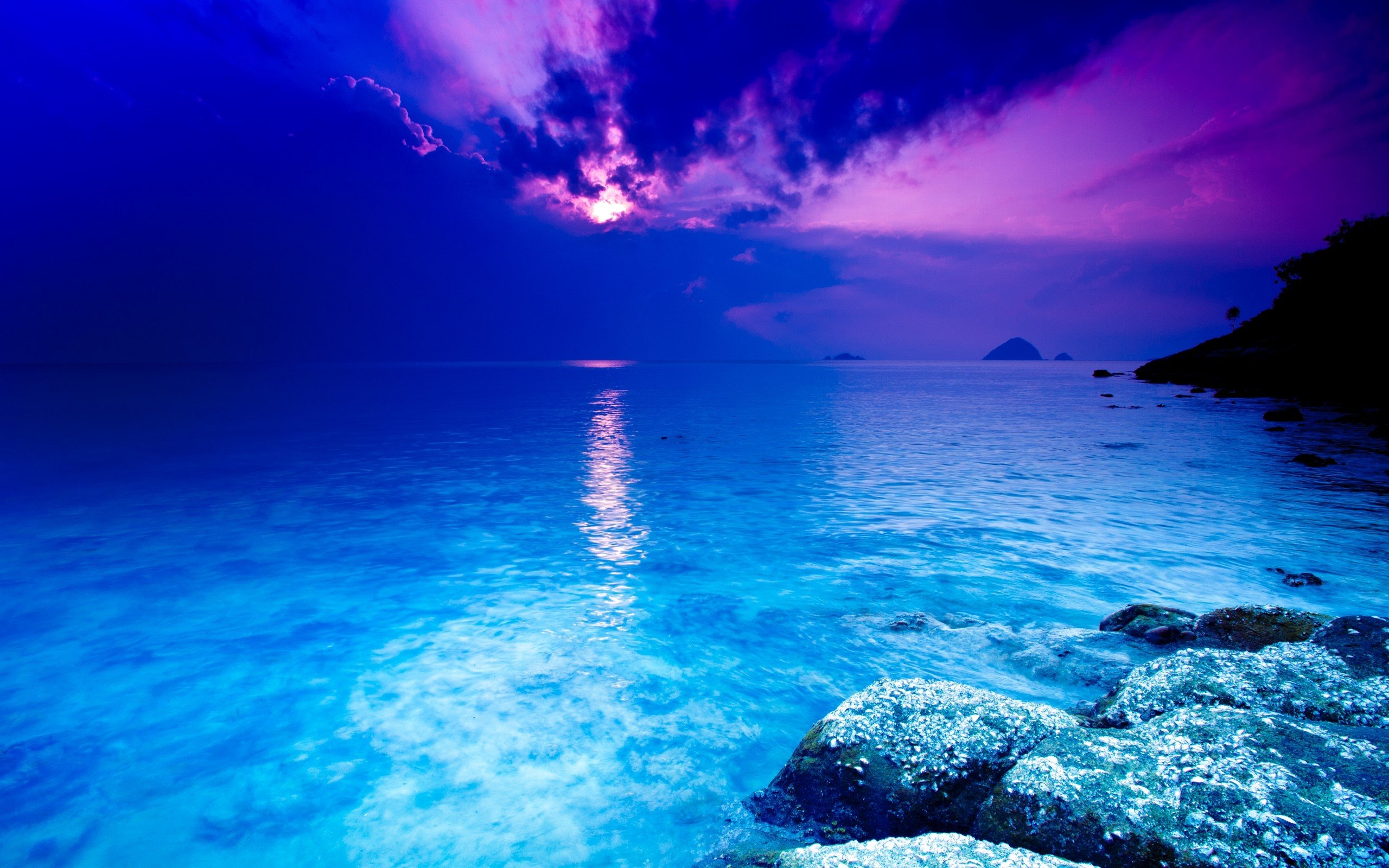 Blue Sea Wallpaper 2560x1600 Blue Sea Crystal Thailand 2560x1600