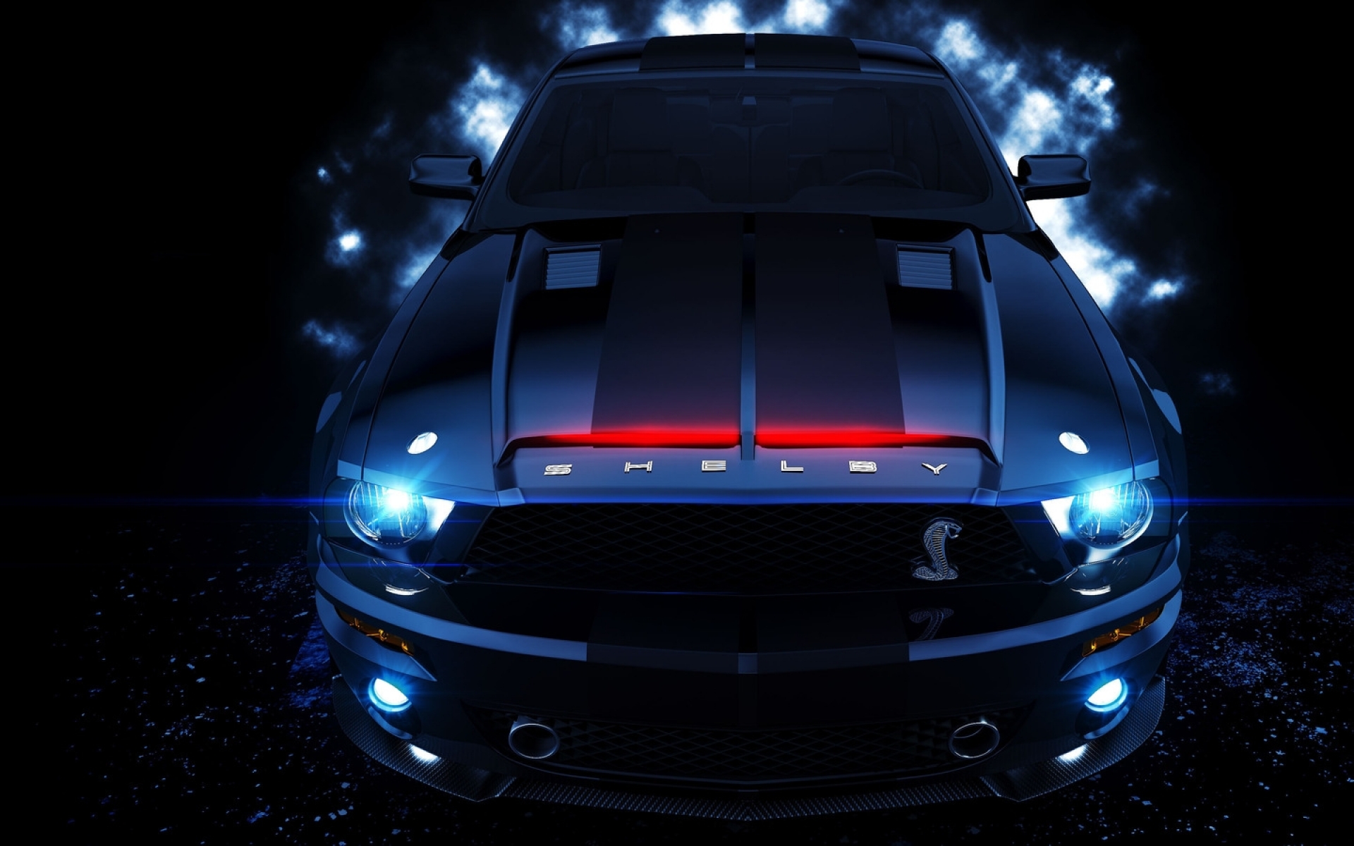 Download Wallpapers Download 1920x1200 cars ford mustang knight rider 1920x1200