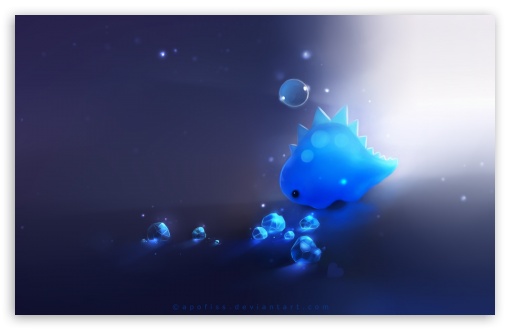 Blue Dino HD wallpaper for Standard 43 54 Fullscreen UXGA XGA SVGA 510x330