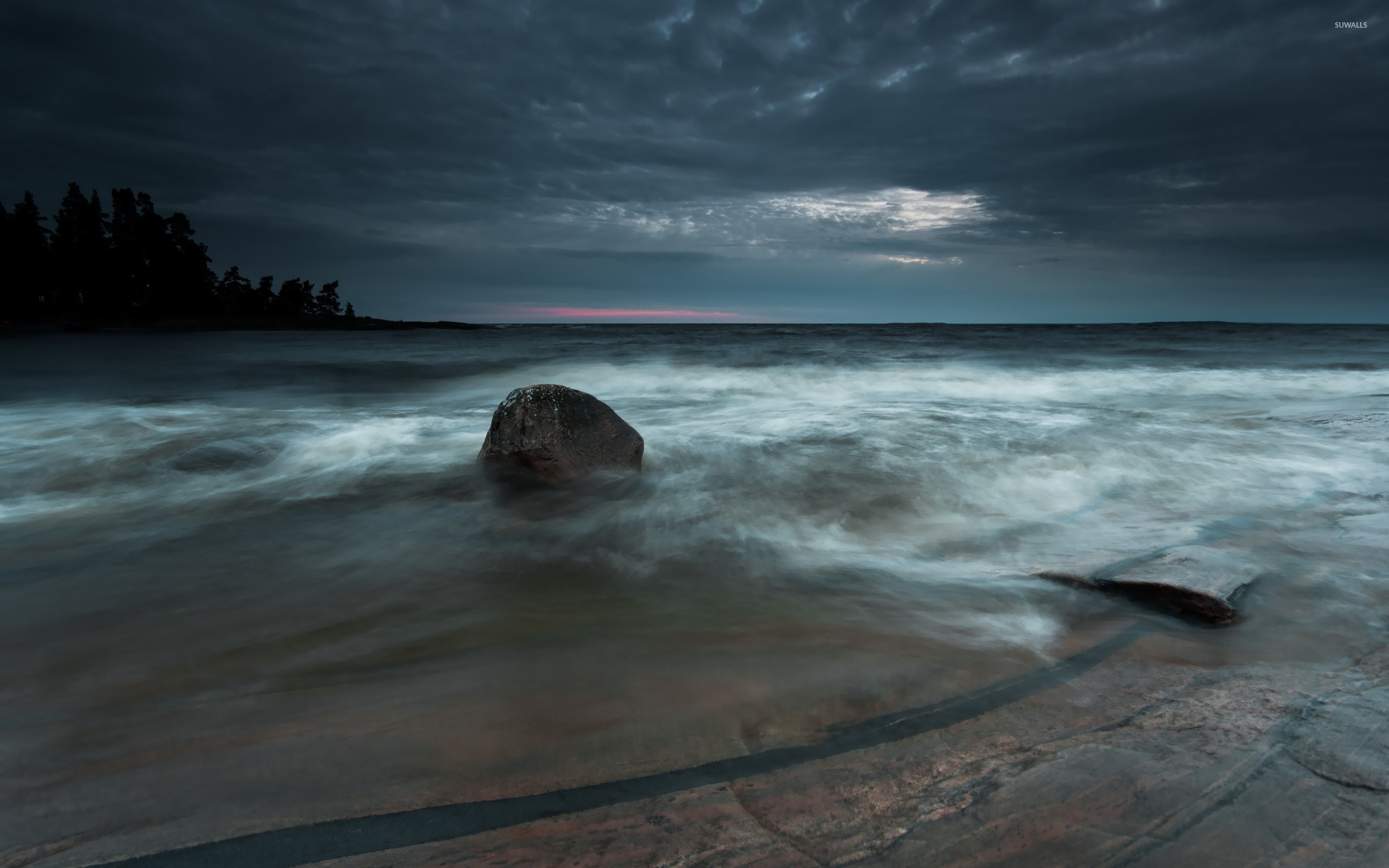 Stormy sea [2] wallpaper   Beach wallpapers   20522 2560x1600