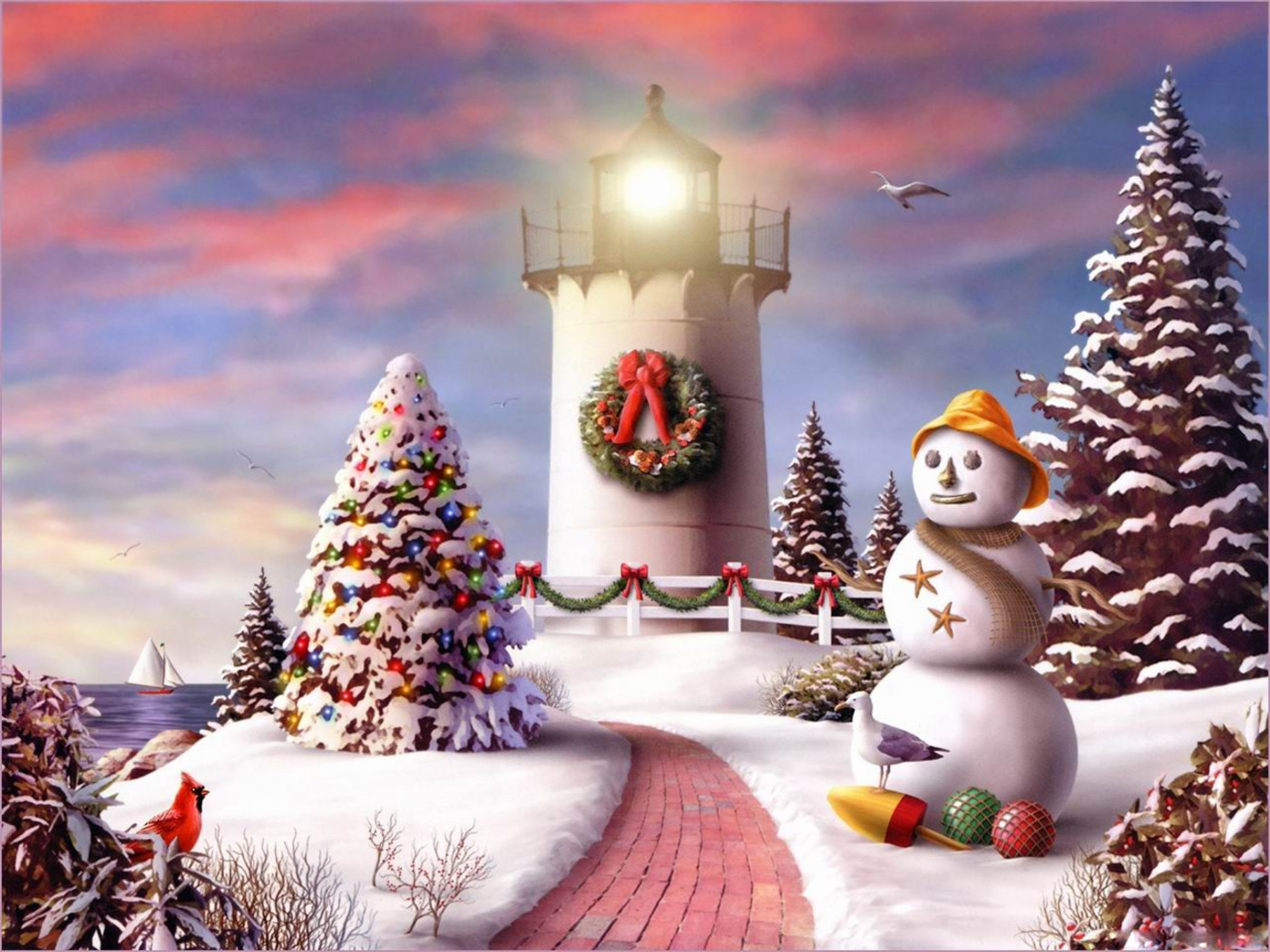  Download Desktop wallpaper 2010 Christmas Wallpapers 1400x1050