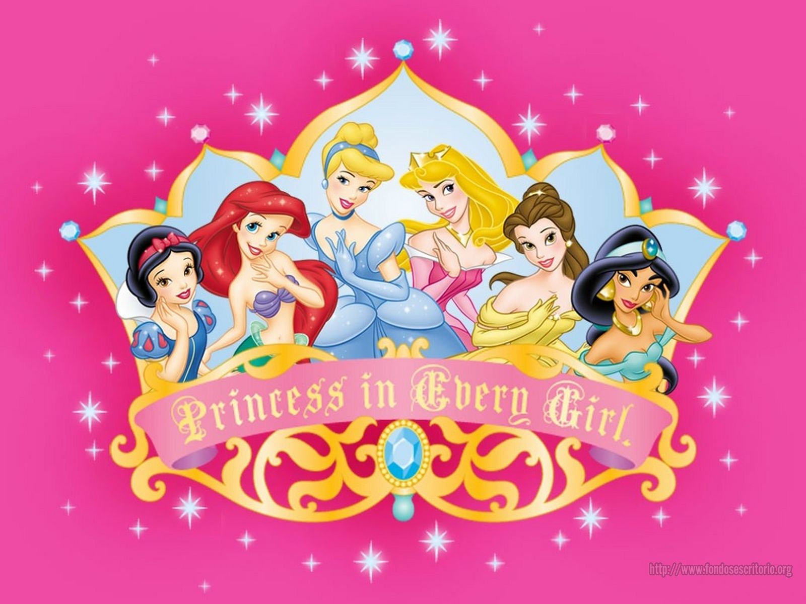 Wallpapers HD Disney princesas 1600x1200