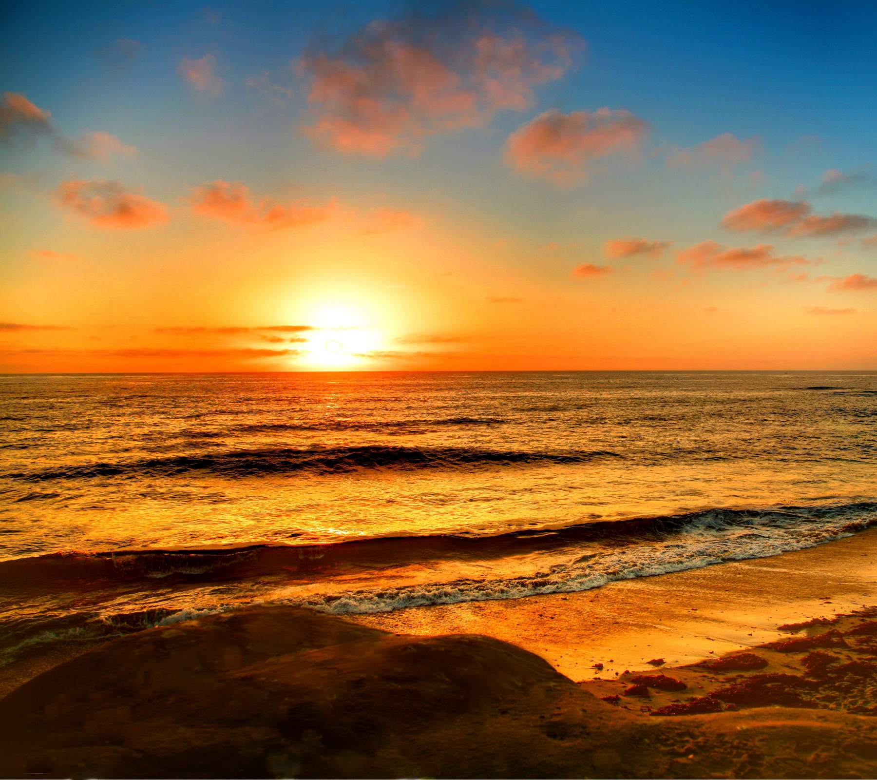 La Jolla Beach Sunset Background 1800x1600 Background 1800x1600