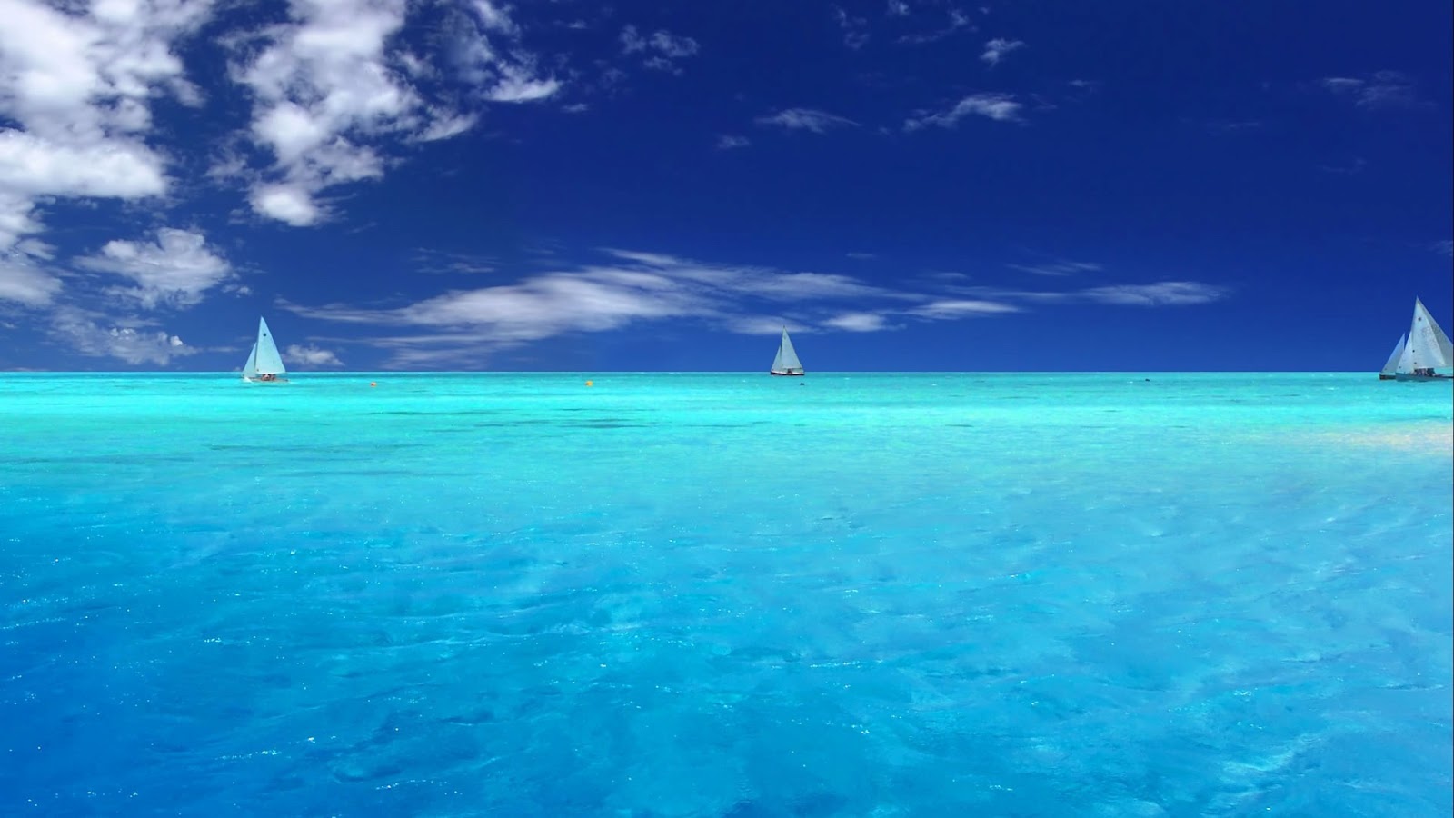 Blue Ocean Backgrounds 1600x900