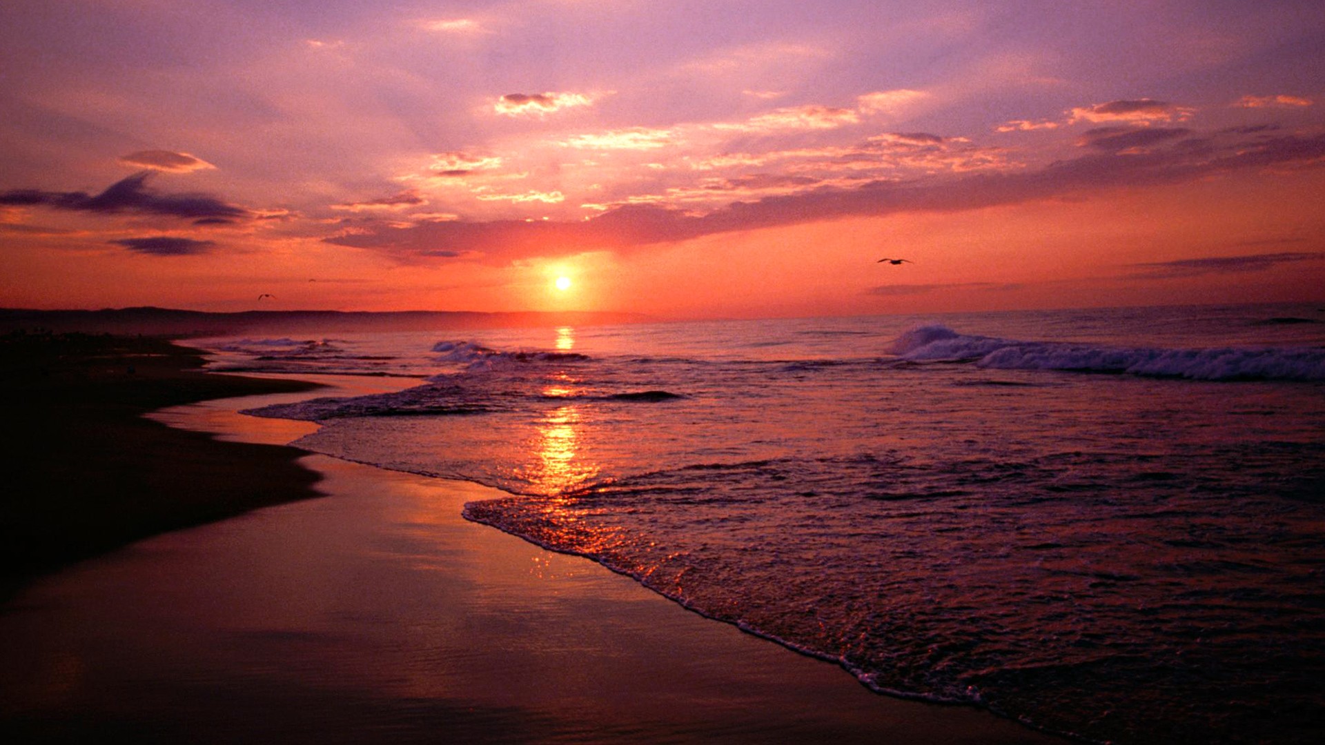 Sunset Beach Wallpaper 1920x1080 Sunset Beach 1920x1080