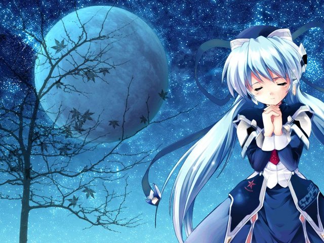 Anime Wallpaper Girl anime cute girl wallpaper 640x480