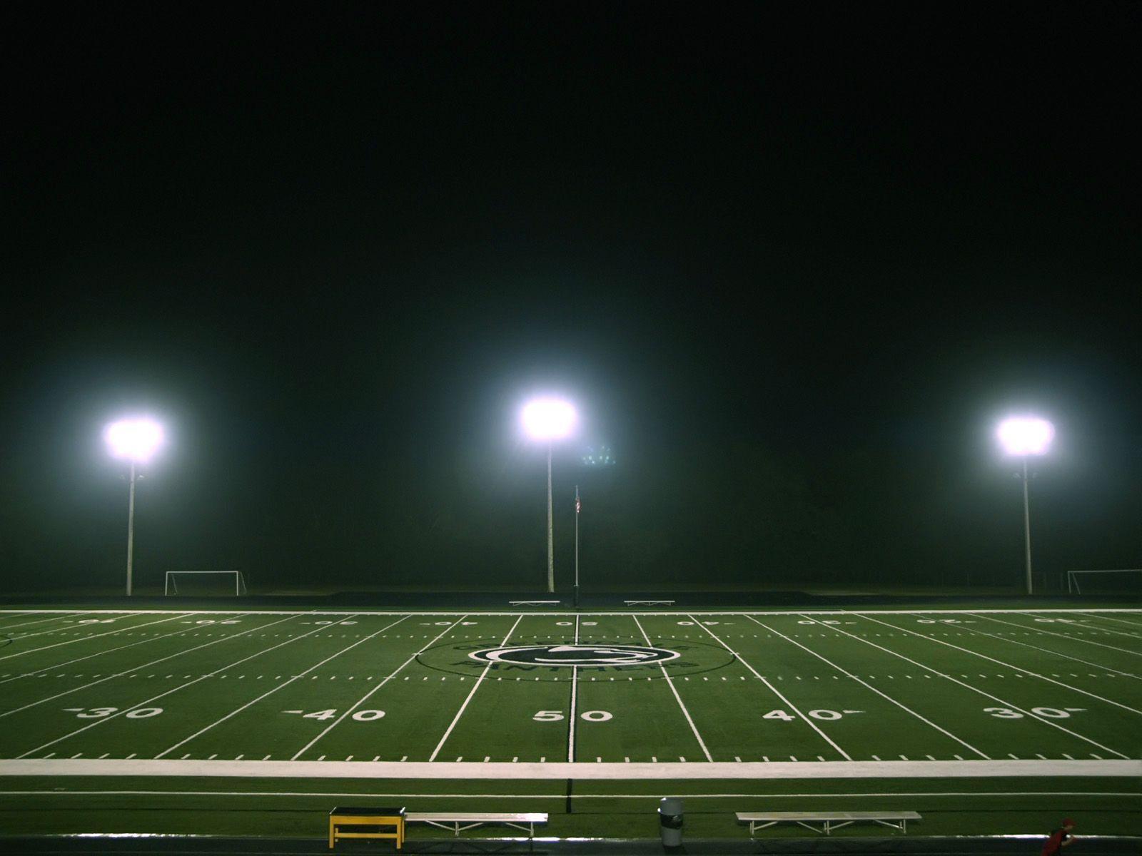 Gallery For gt Football Field At Night Wallpaper 1600x1200