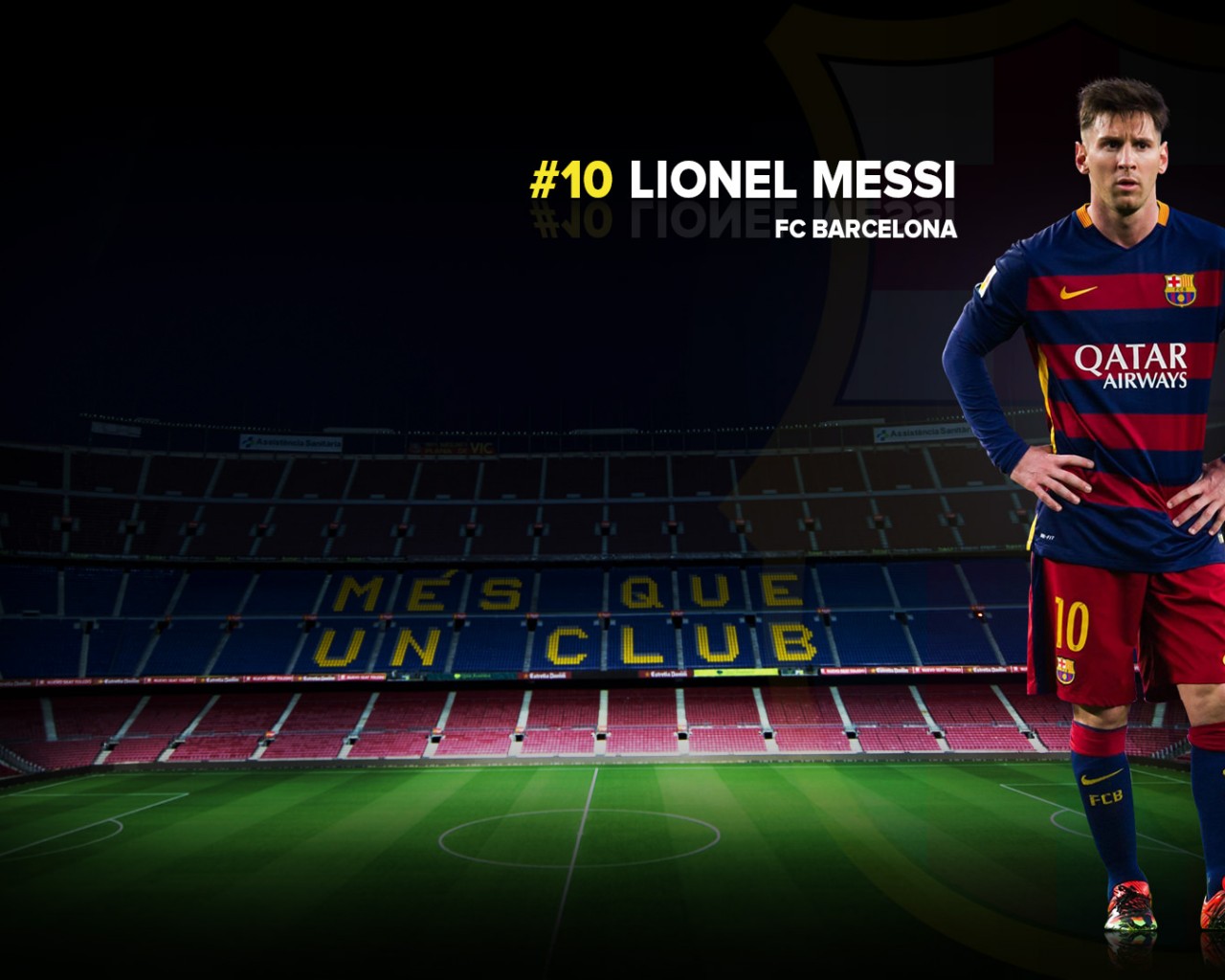 Lionel Messi FC Barcelona 20152016 Wallpaper   Football Wallpapers HD 1280x1024