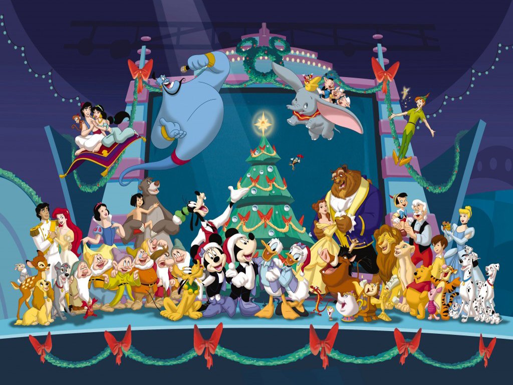  comfree cute disney christmas desktop wallpaper wallpaper 88232html 1024x768