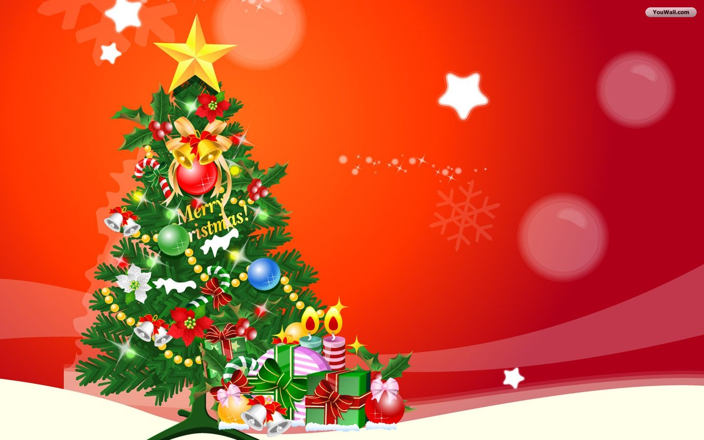   Christmas Tree Wallpaper   wallpaperwallpapersfree wallpaper 1440x900