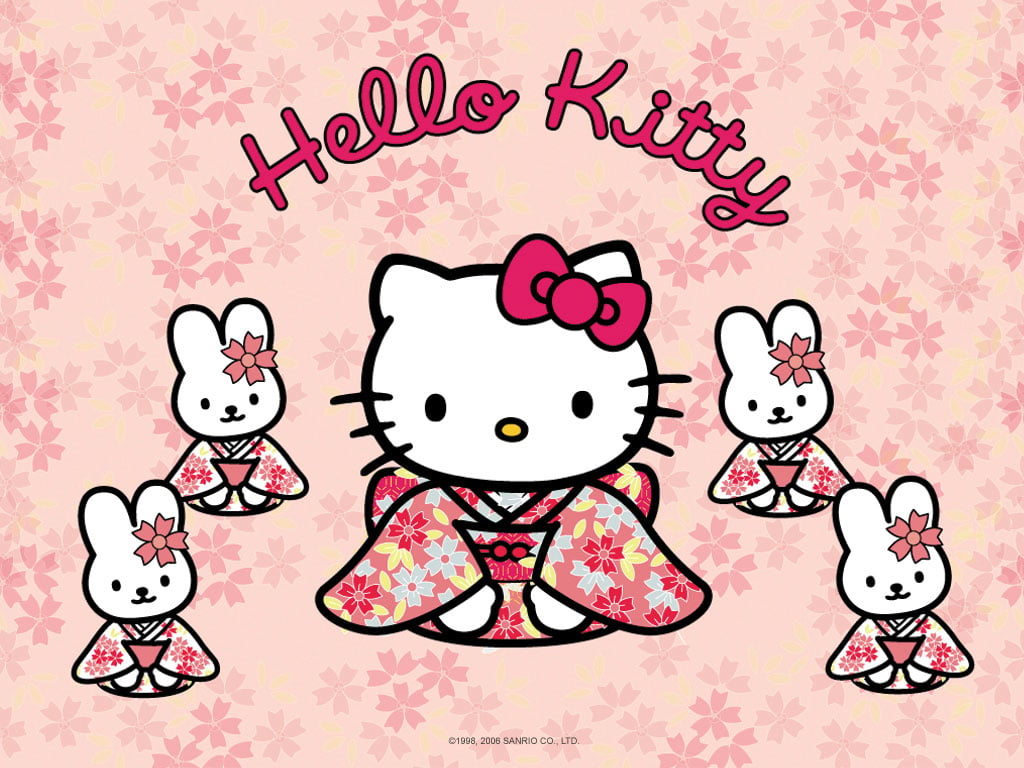 Cute Hello Kitty Hd Wallpaper   1024x768 iWallHD   Wallpaper HD 1024x768