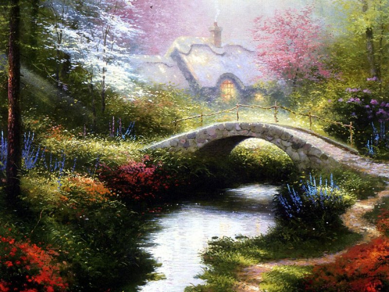 thomas kinkade disney hd wallpaperswidescreen desktop backgrounds 800x600