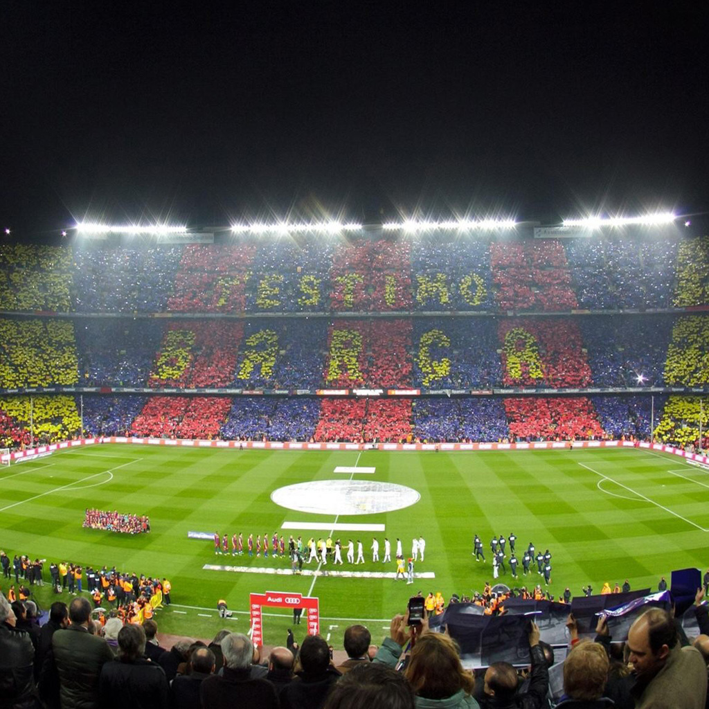 Barcelona Football Stadium 2 Ipad Wallpapers 1024x1024