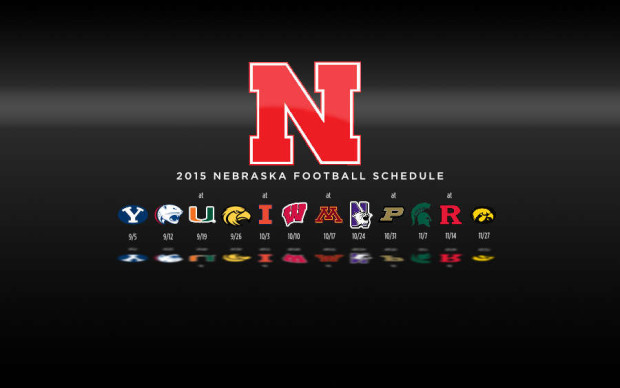 2015 Nebraska Cornhuskers Football Schedule Wallpaper Preview 620x388