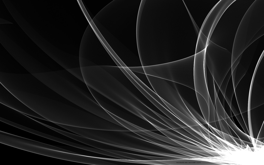 BlackWhite Abstract Wallpaper by ECC500 900x563