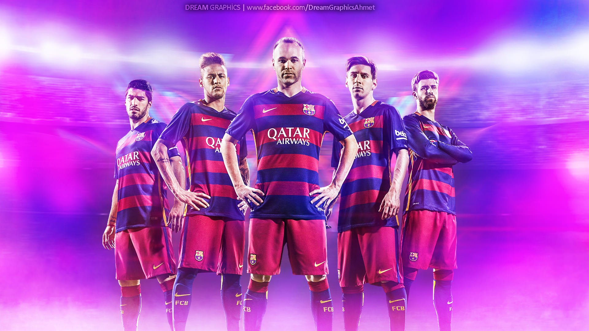 FC Barcelona 20152016 Wallpaper   Football Wallpapers HD 1920x1080