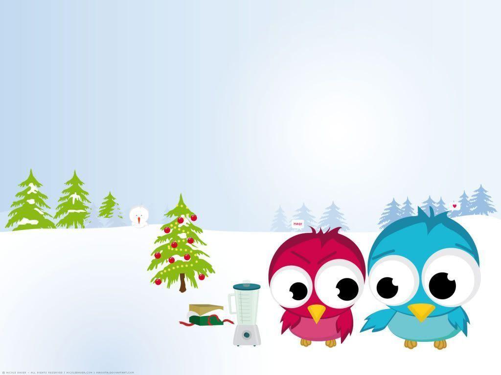 Cute Winter Wallpapers 1024x768