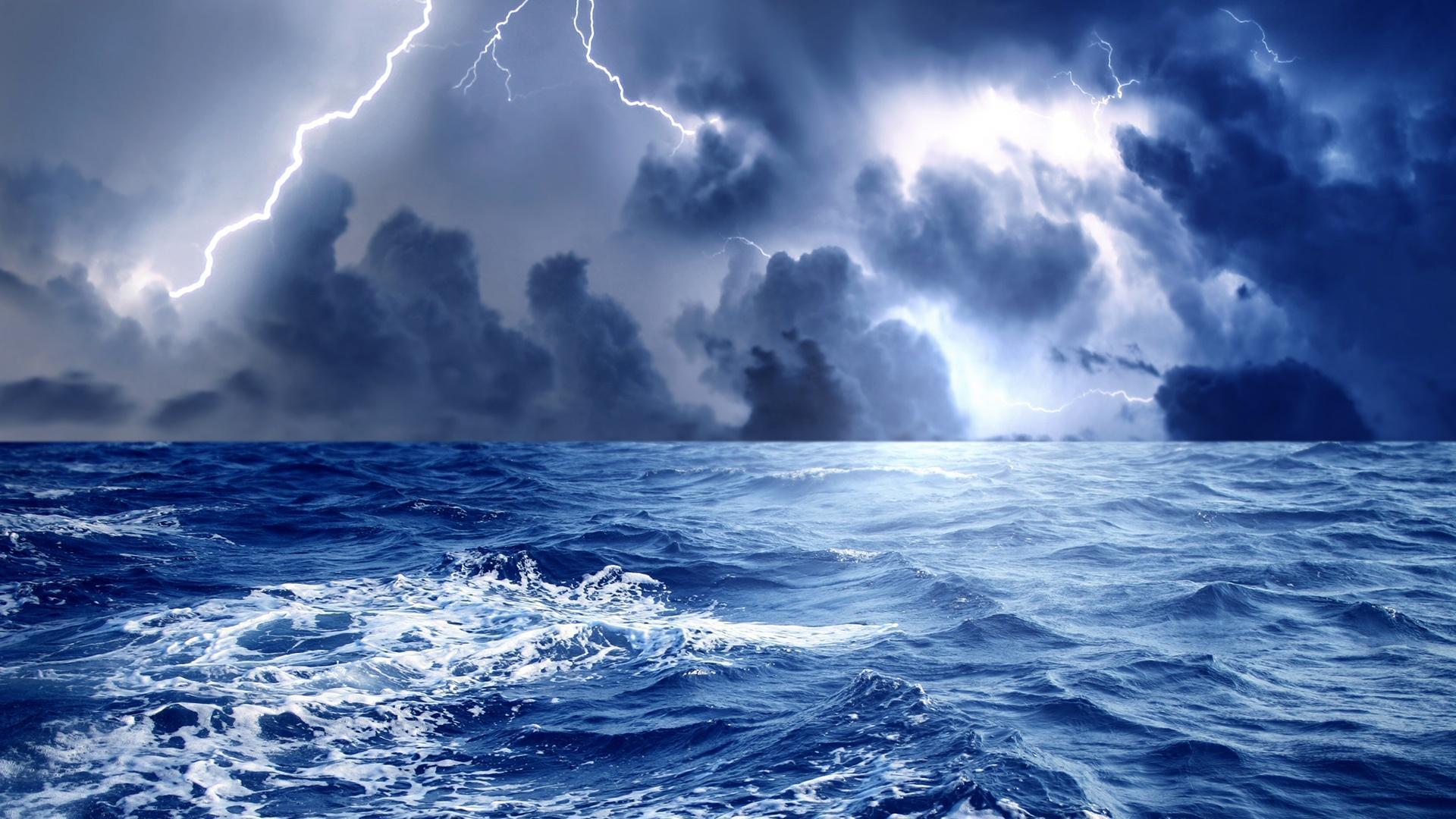 Stormy Ocean Wallpapers 1920x1080