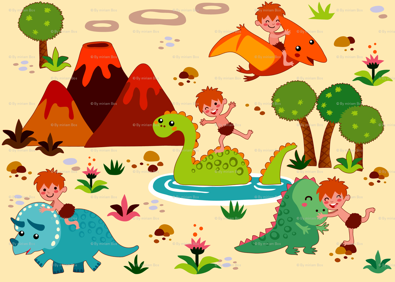 Cute Dinosaur Backgrounds 1350x966