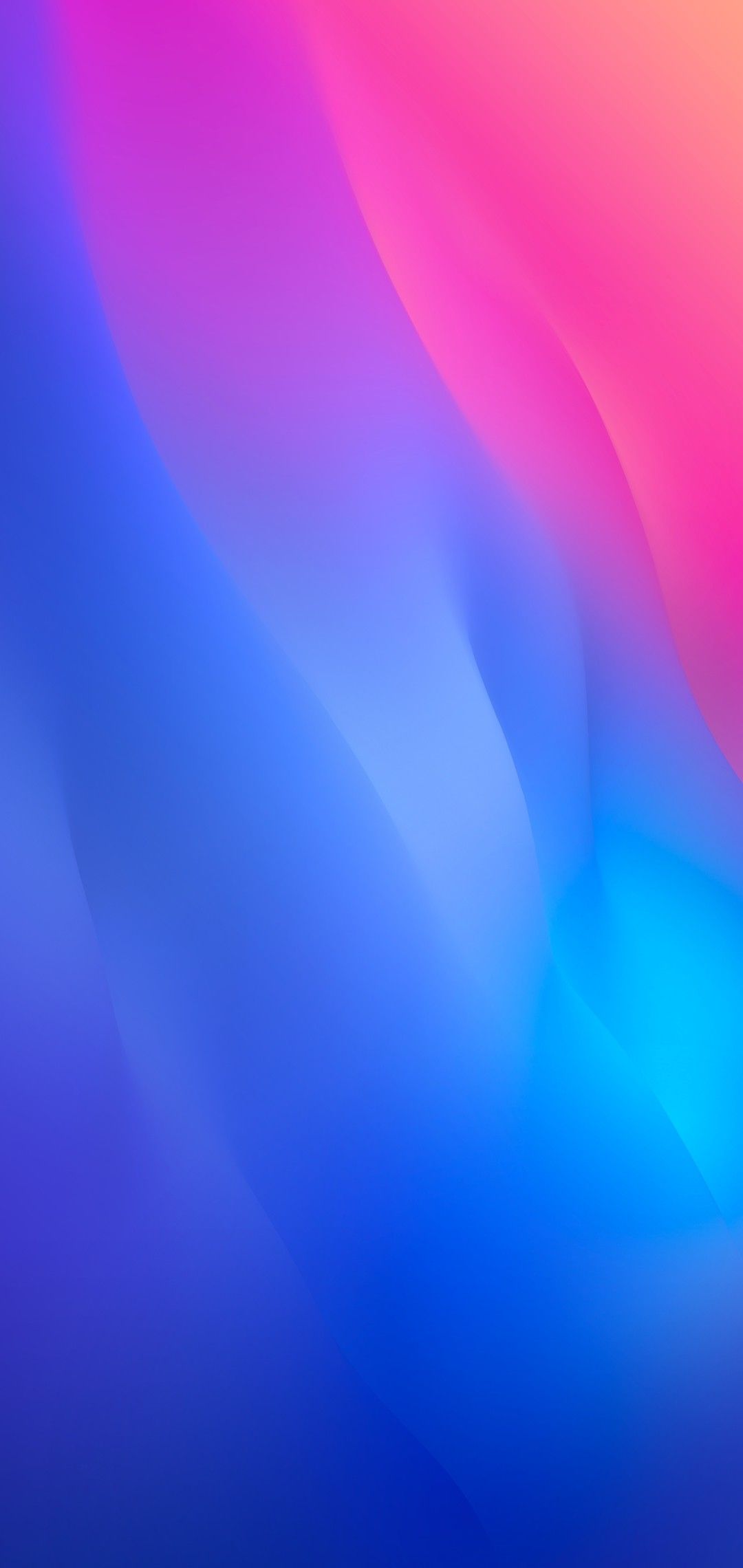 Free download iOS 12 iPhone X blue pink clean simple abstract