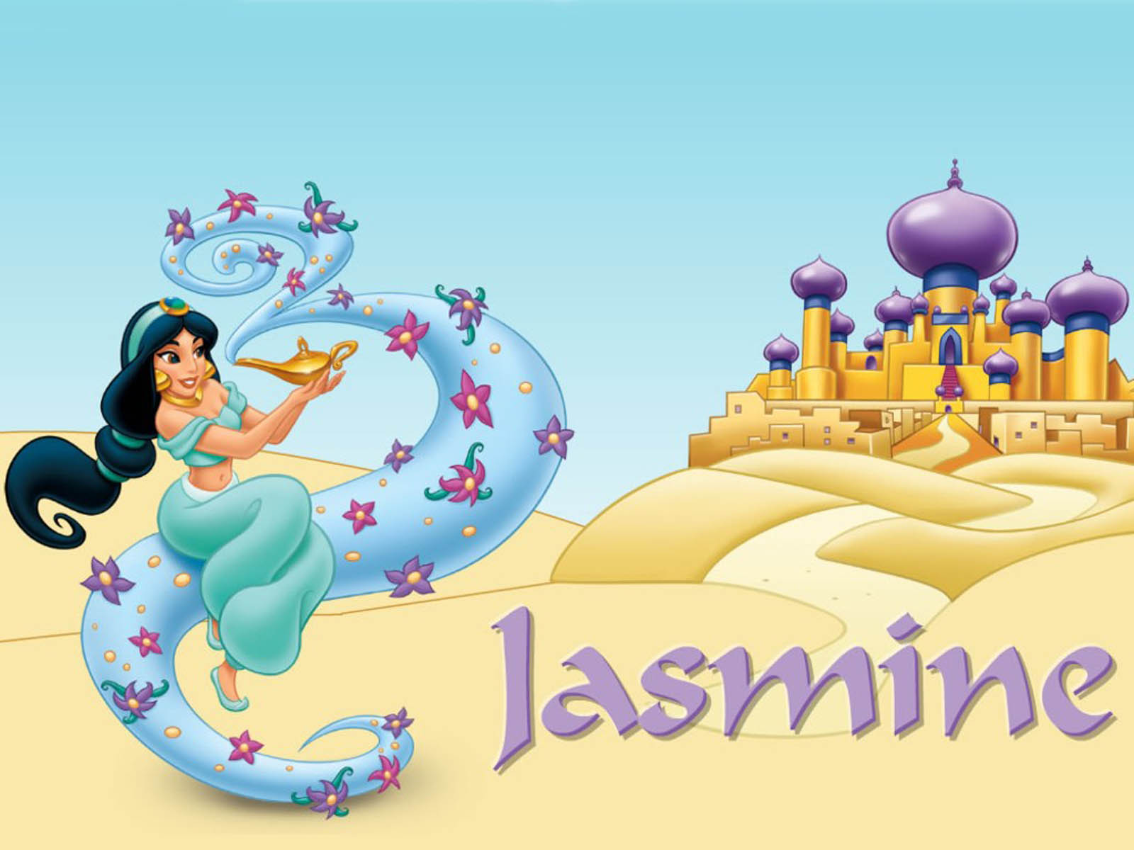 Jasmine Wallpapers DisneyPrincess Jasmine Desktop Wallpapers Disney 1600x1200