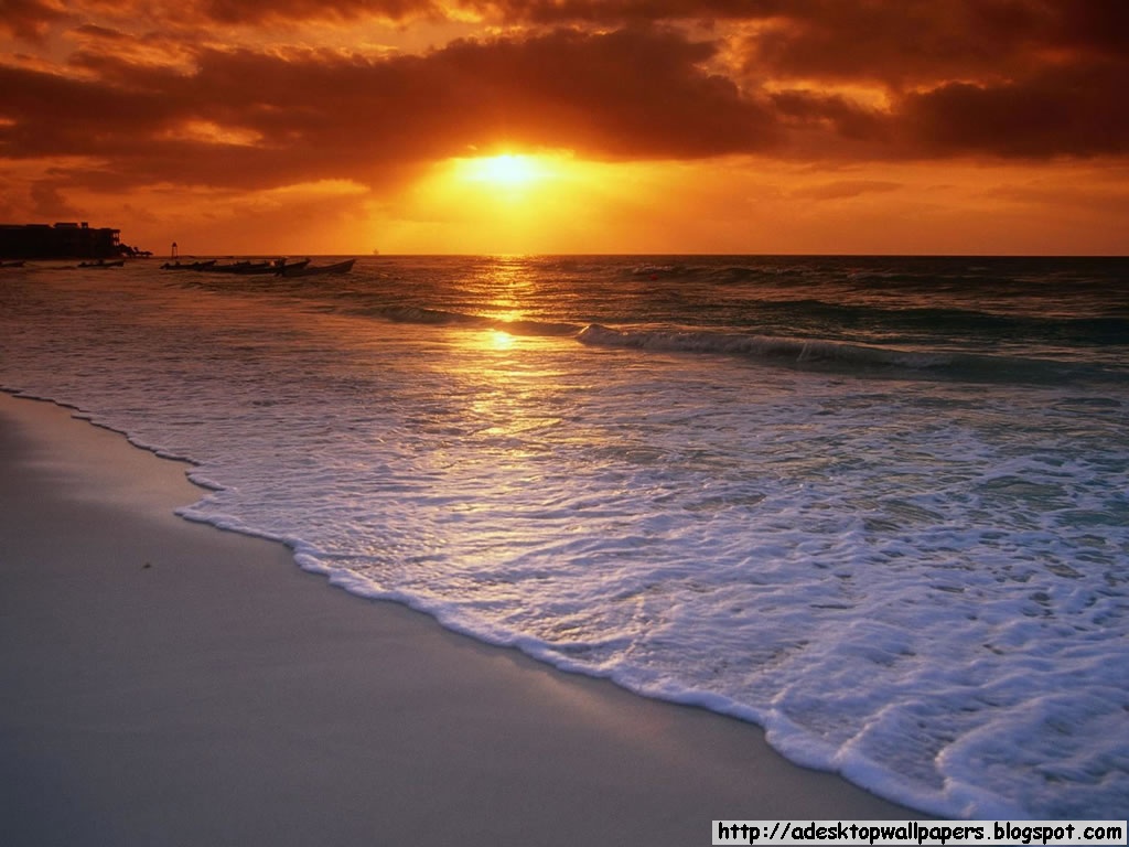 sunset beach backgrounds Desktop Wallpapers 03jpg 1024x768