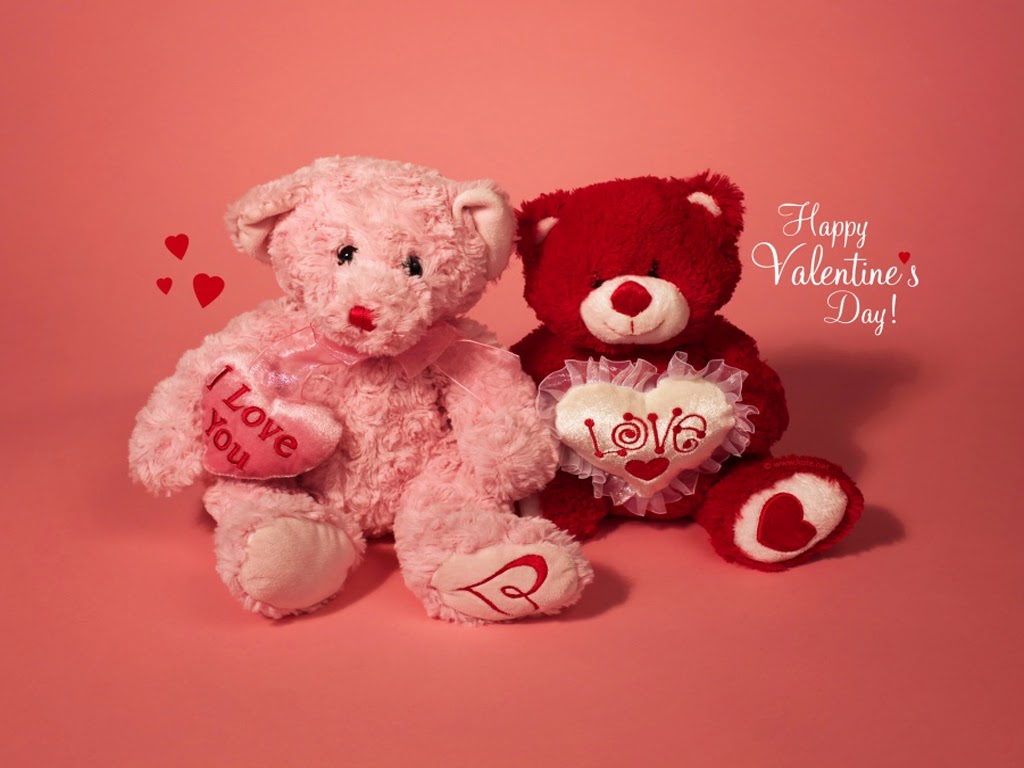 Cute Teddy Bear Wallpaper For Valentine Day   HD Wallpaper 1024x768