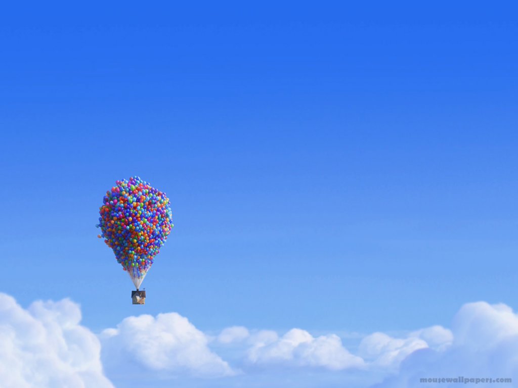  Disney Wallpaper up house ballons normal wallpaper Disney Wallpaper 1024x768